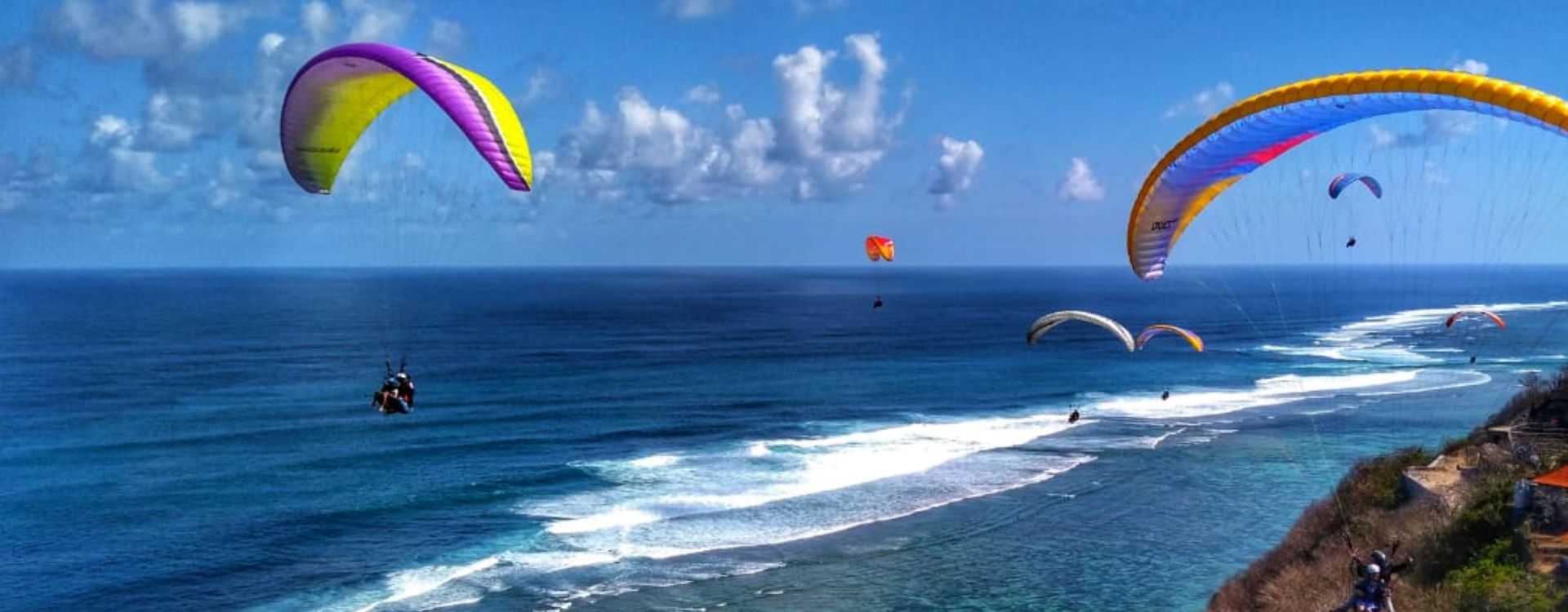 Bali Paragliding and Uluwatu Sunset Tour